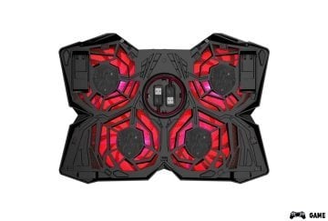 Flaxes FN-3280 Gaming 11-17,3' Tutacaklı Kırmızı Ledli Notebook Soğutucu...Led Kontrol Tuşlu