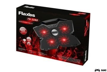 Flaxes FN-3280 Gaming 11-17,3' Tutacaklı Kırmızı Ledli Notebook Soğutucu...Led Kontrol Tuşlu